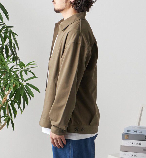 SHIPS any「SHIPS any: 〈手洗い可能〉 ショート ブルゾン 24FW◇」|ブルゾン・スタジャン|