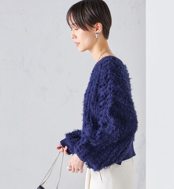 SHIPS for women「〈手洗い可能〉前後 2WAY ドルマン フリンジ プルオーバー 24SS ◇」|ニット・セーター|