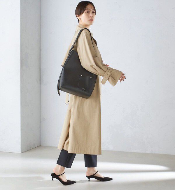 SHIPS for women「〈セレモニー対応可〉〈手洗い可能〉ダブルクロス パンツ 24SS（セットアップ対応）◇」|その他|