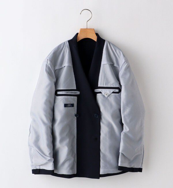 SHIPS KIDS「SHIPS KIDS:140～160cm / ポンチ ダブル ジャケット」|テーラードジャケット|