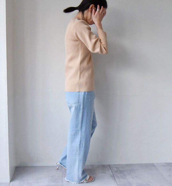 quaranciel「quaranciel:〈手洗い可能〉スカラップ カーディガン & タンクトップ アンサンブル」|カーディガン|