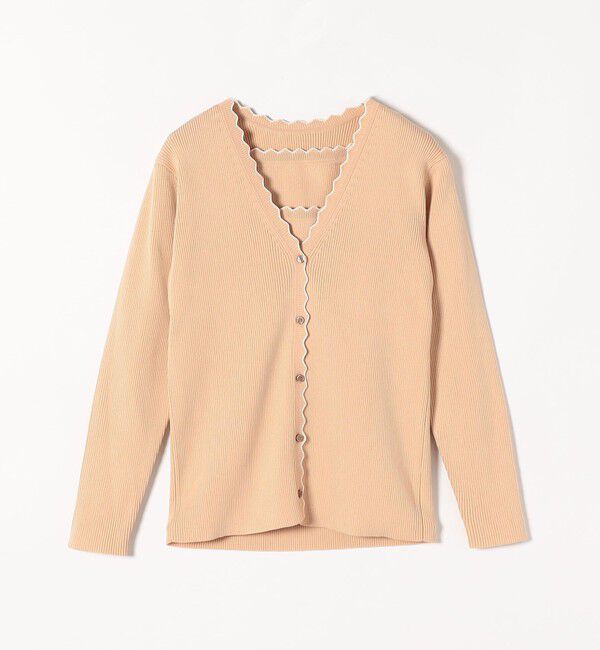 quaranciel「quaranciel:〈手洗い可能〉スカラップ カーディガン & タンクトップ アンサンブル」|カーディガン|