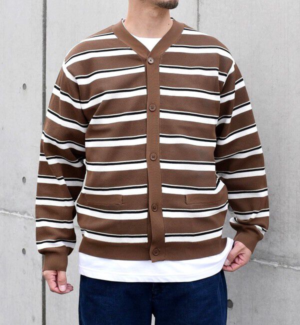 SHIPS any「SHIPS any: 〈手洗い可能・軽量〉 シャロー Vネック スポンディッシュ カーディガン◇」|カーディガン|