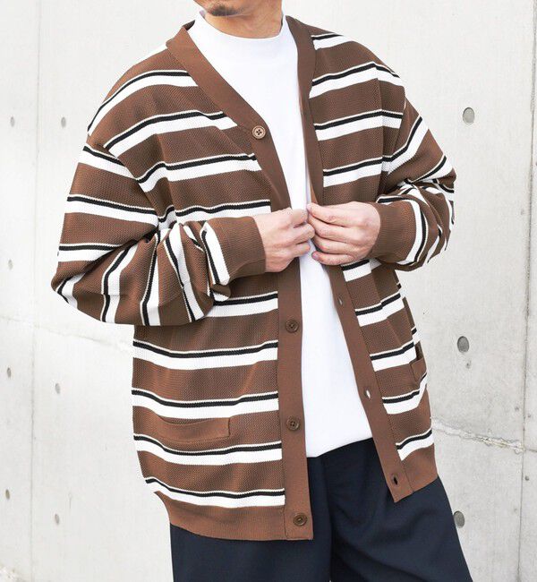 SHIPS any「SHIPS any: 〈手洗い可能・軽量〉 シャロー Vネック スポンディッシュ カーディガン◇」|カーディガン|