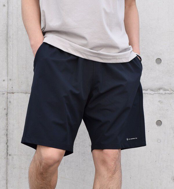 SHIPS any「SHIPS any:〈洗濯機可能/撥水〉4WAYストレッチ ロゴ カラー イージー ショーツ◇」|その他|ネイビー