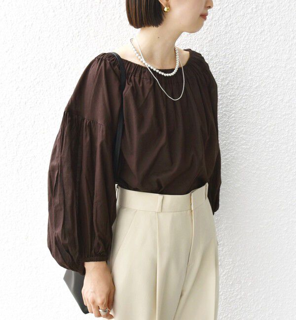 SHIPS for women「【SHIPS別注】TORRAZZO DONNA:〈手洗い可能〉ブラウス」|シャツ・ブラウス|