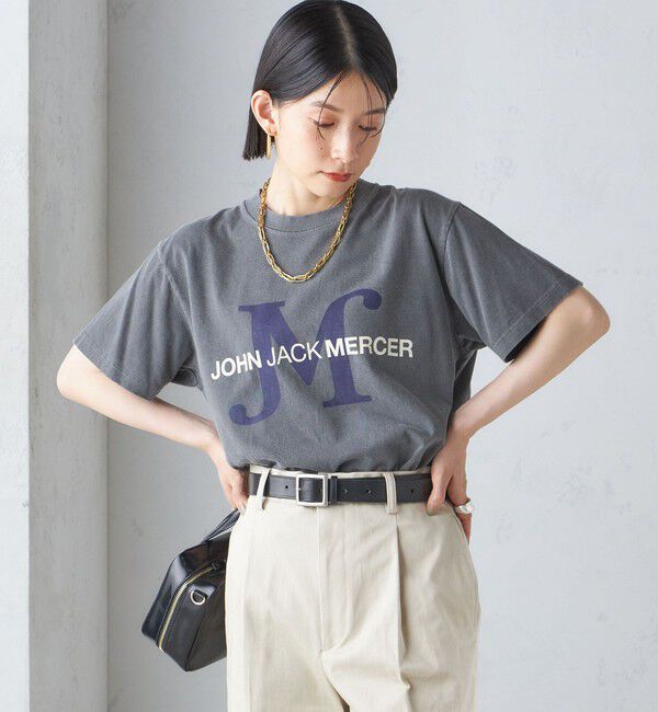 SHIPS for women「J.J.MERCER:〈洗濯機可能〉プリント TEE」|Tシャツ・カットソー|