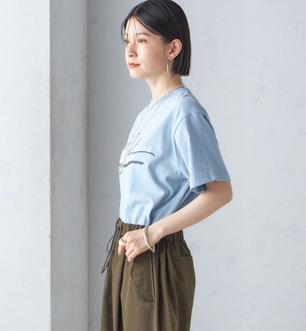 SHIPS for women「J.J.MERCER:〈洗濯機可能〉プリント TEE」|Tシャツ・カットソー|