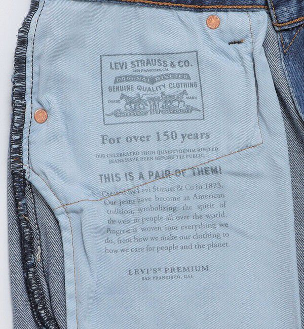 SHIPS「Levi&rsquo;s: 555 RELAXED STRAIGHT」|デニム|