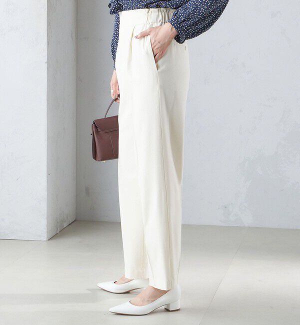 SHIPS for women「〈手洗い可能〉両面起毛 ストレート パンツ」|その他|