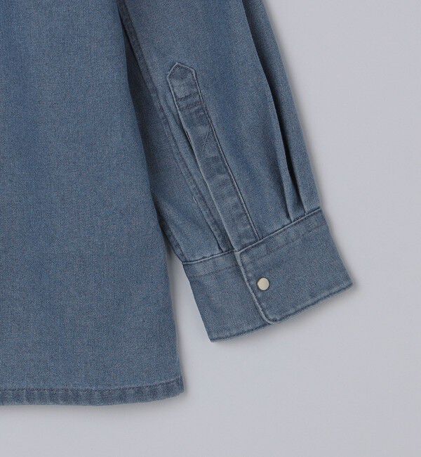 SHIPS「BATEAUX DE SHIPS: レギュラーカラー ウエスタン デニム  シャツ」|シャツ・ブラウス|