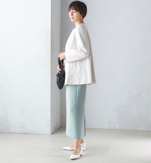 SHIPS for women「troisiemeCHACO:レース 切替 ワンピース（セレモニー対応可）」|ワンピース|