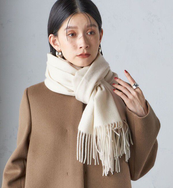 SHIPS for women「ウール カシミヤ ウォッシャブル ストール」|マフラー|