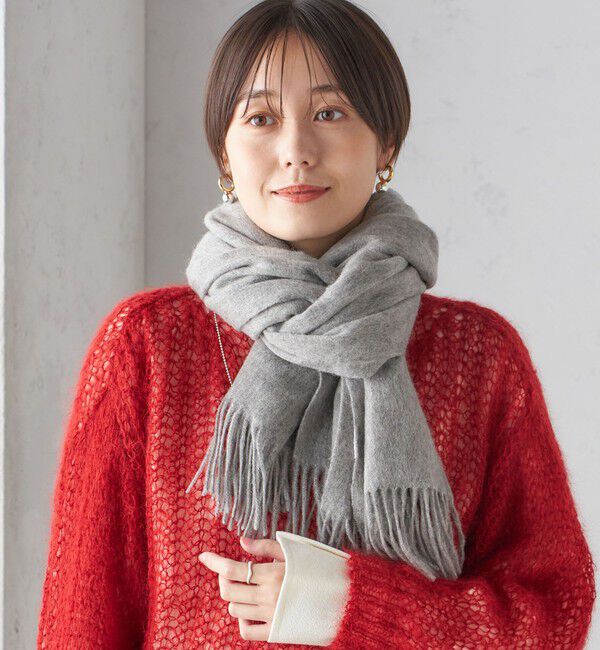 SHIPS for women「ウール カシミヤ ウォッシャブル ストール」|マフラー|