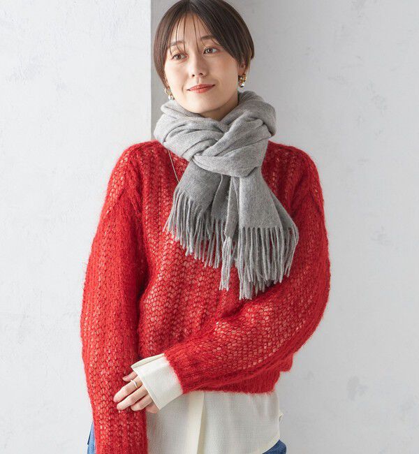 SHIPS for women「ウール カシミヤ ウォッシャブル ストール」|マフラー|