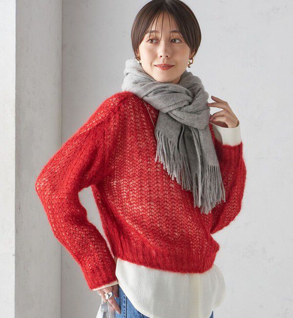 SHIPS for women「ウール カシミヤ ウォッシャブル ストール」|マフラー|