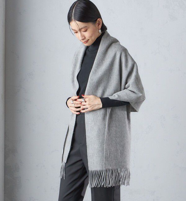 SHIPS for women「ウール カシミヤ ウォッシャブル ストール」|マフラー|