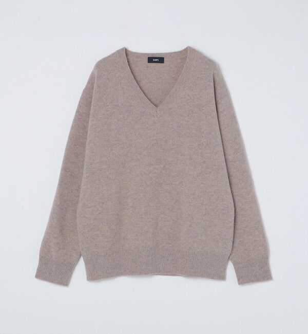 SHIPS「SHIPS:〈手洗い可能〉ソフト ウール Vネック ニット（アンサンブル対応）」|ニット・セーター|