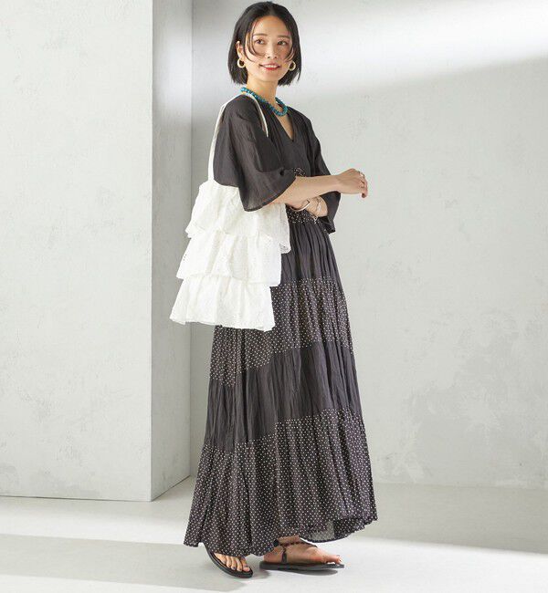 SHIPS for women「RAJAT:シフリー 刺繍 トート」|トートバッグ|