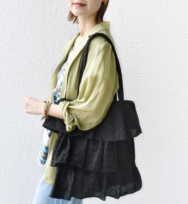 SHIPS for women「RAJAT:シフリー 刺繍 トート」|トートバッグ|