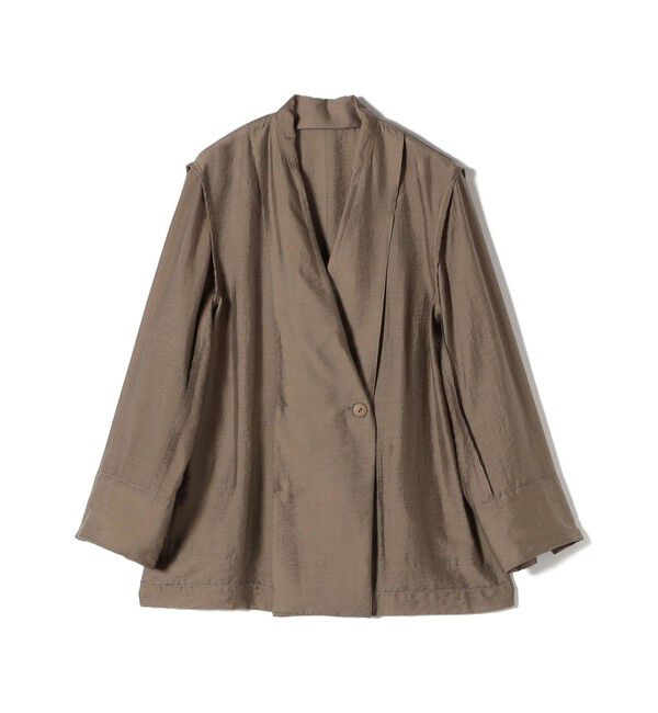 SHIPS for women「〈手洗い可能〉シアー シルク混 ジャケット」|テーラードジャケット|