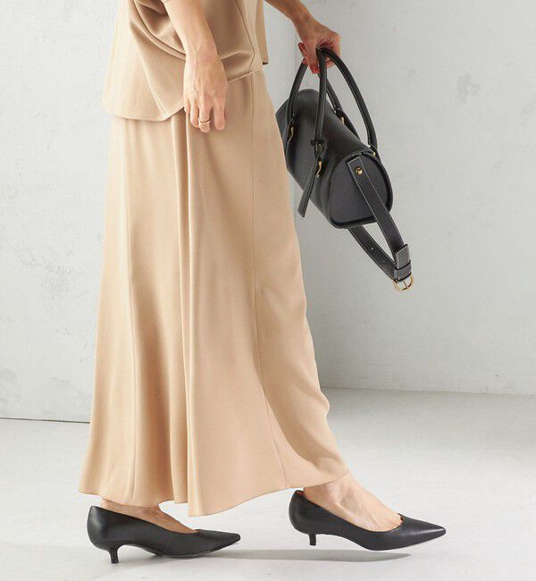 SHIPS for women「〈手洗い可能〉アセテート混 バックサテン マーメイド スカート」|スカート|