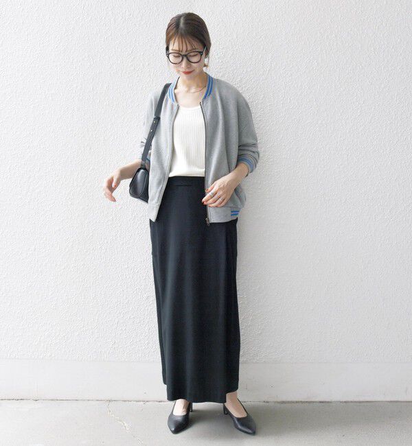 SHIPS any「【SHIPS any別注】La Hutte:〈洗濯機可能〉裏起毛 ロゴ ジップ ブルゾン」|ブルゾン・スタジャン|