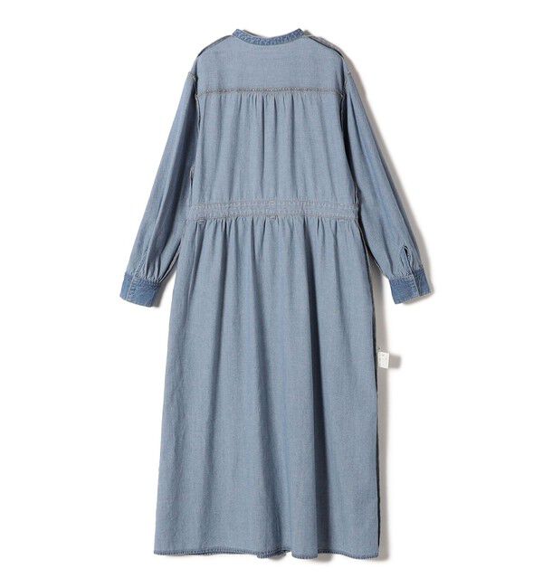 SHIPS for women「〈洗濯機可能〉ライトオンス デニム ウエスト 切替 ワンピース」|ワンピース|