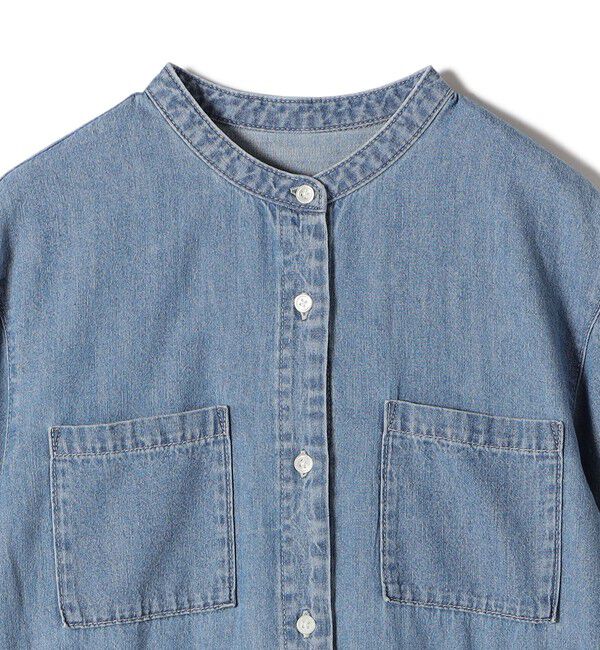 SHIPS for women「〈洗濯機可能〉ライトオンス デニム ウエスト 切替 ワンピース」|ワンピース|