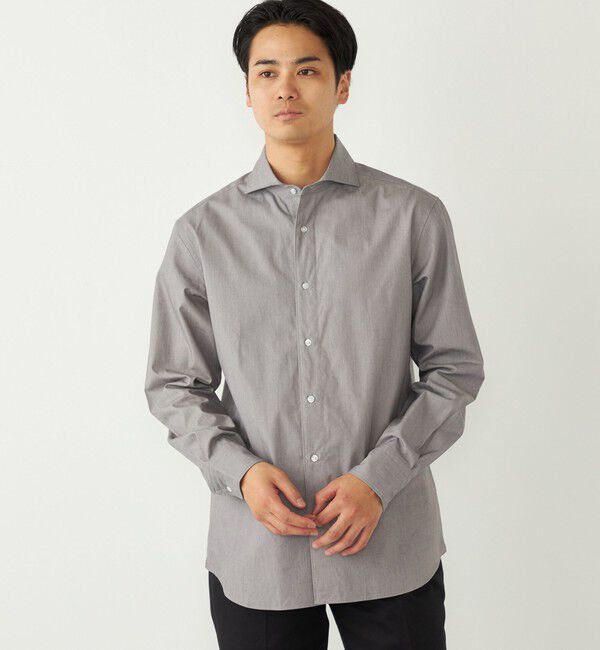 SHIPS Colors 「《一部追加予約》SHIPS Colors:デニム ワイドカラー シャツ◆」|シャツ・ブラウス|