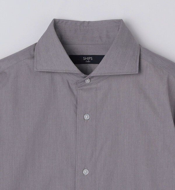 SHIPS Colors 「《一部追加予約》SHIPS Colors:デニム ワイドカラー シャツ◆」|シャツ・ブラウス|