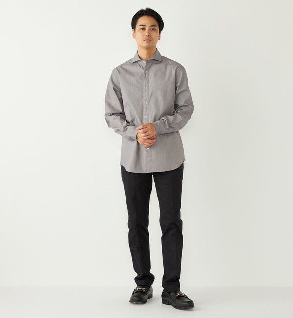 SHIPS Colors 「《一部追加予約》SHIPS Colors:デニム ワイドカラー シャツ◆」|シャツ・ブラウス|