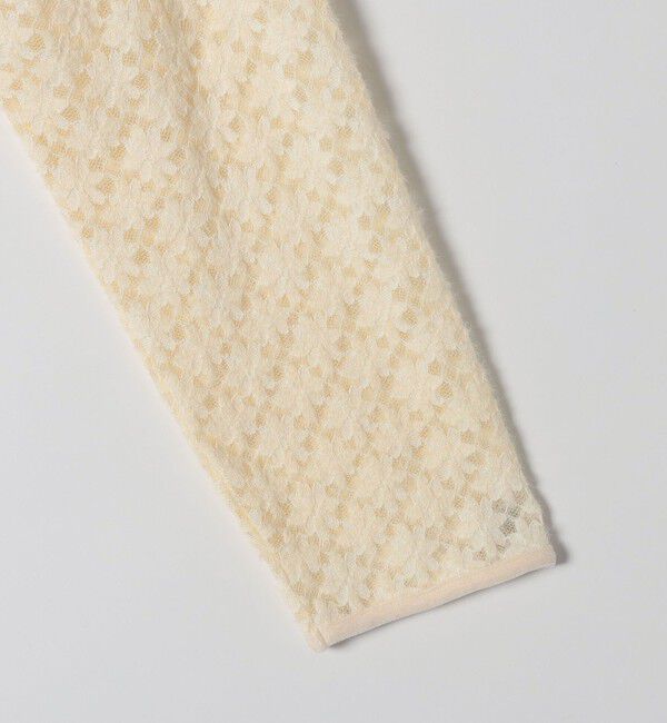 SHIPS any「SHIPS any:〈手洗い可能〉起毛 レース パイピング プルオーバー」|Tシャツ・カットソー|