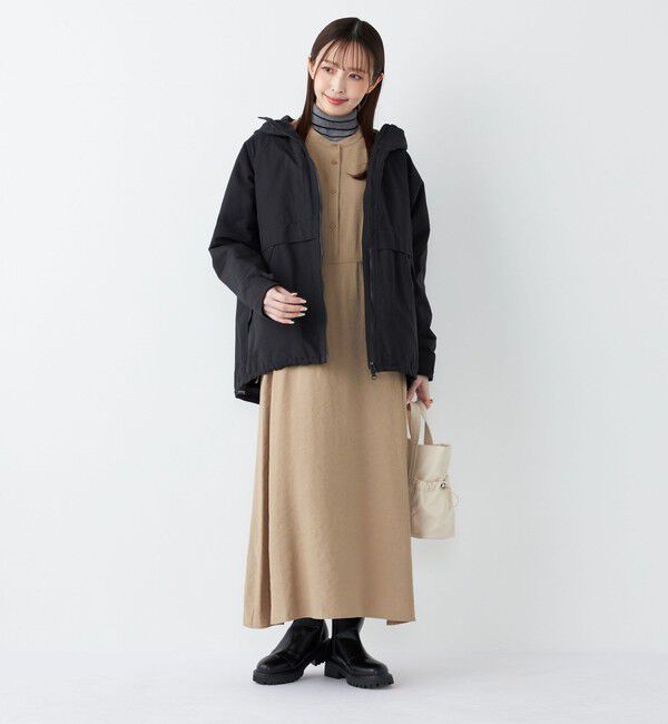 SHIPS Colors 「SHIPS Colors:〈手洗い可能〉プリーツ デザイン ロングスリーブ ワンピース◇」|ワンピース|