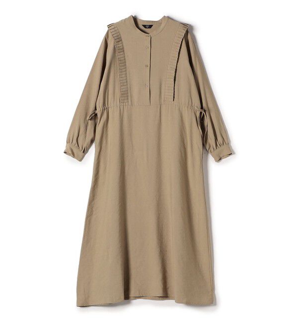 SHIPS Colors 「SHIPS Colors:〈手洗い可能〉プリーツ デザイン ロングスリーブ ワンピース◇」|ワンピース|