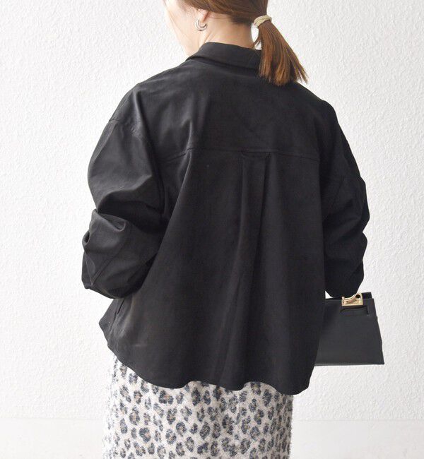 SHIPS any「SHIPS any: ポリエステル スエード ショート シャツ ジャケット」|その他|