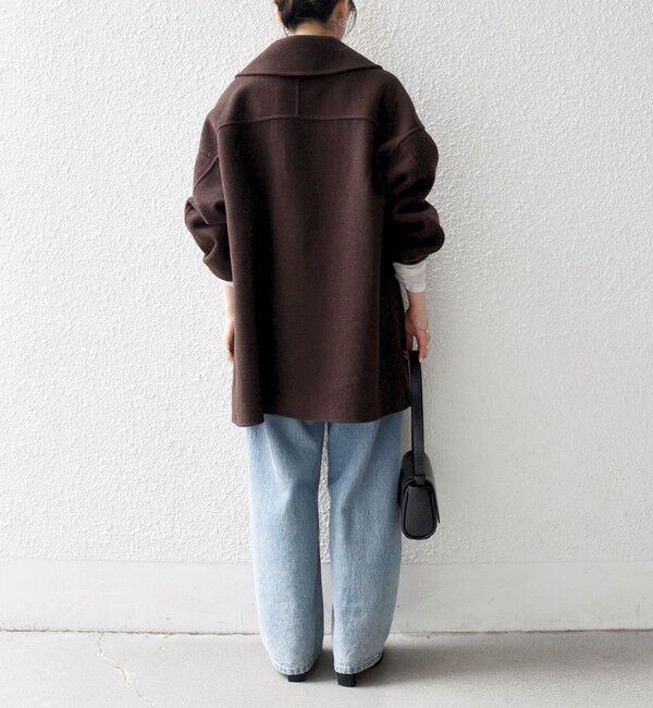 SHIPS any「《一部追加予約》SHIPS any: リバー ダブル テーラード ミドル コクーン コート」|その他|