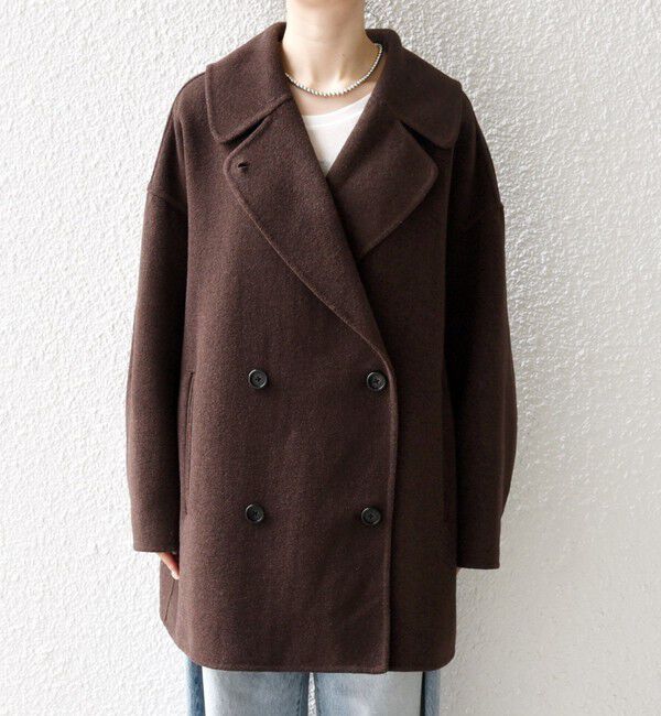 SHIPS any「《一部追加予約》SHIPS any: リバー ダブル テーラード ミドル コクーン コート」|その他|