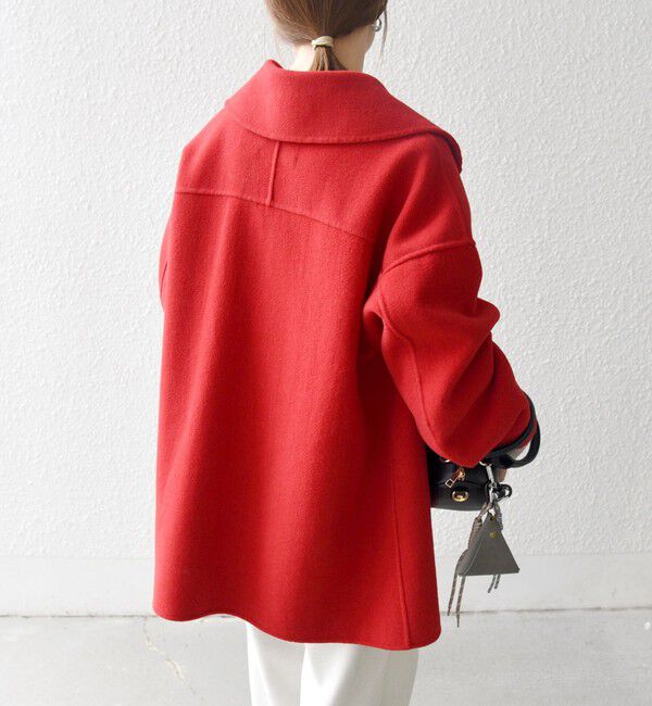 SHIPS any「《一部追加予約》SHIPS any: リバー ダブル テーラード ミドル コクーン コート」|その他|