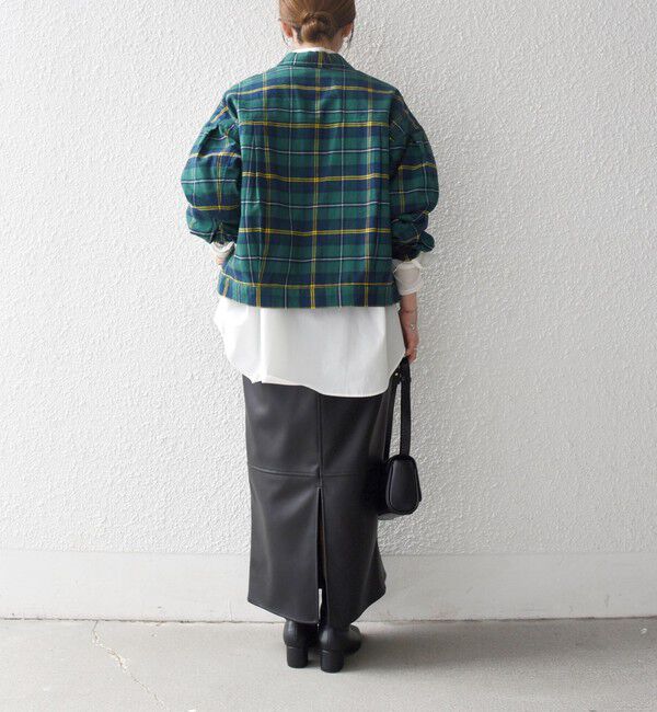 SHIPS any「SHIPS any:〈手洗い可能〉タータン チェック キルティング シャツ ジャケット」|ブルゾン・スタジャン|