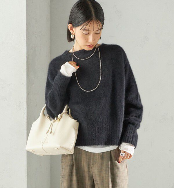 SHIPS for women「〈手洗い可能〉フォックス クルーネック ニット プルオーバー」|ニット・セーター|