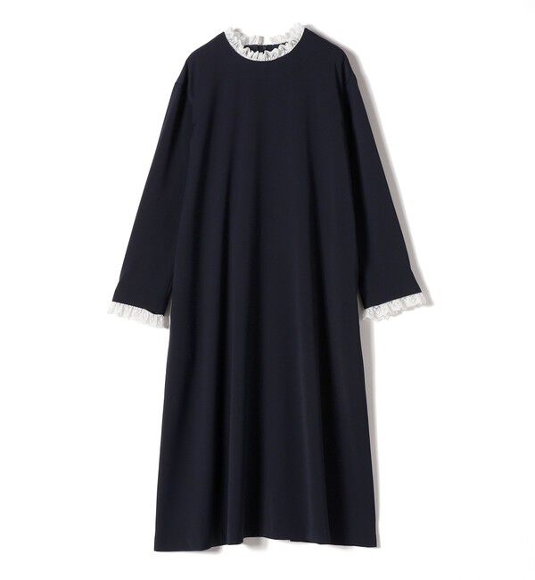 SHIPS for women「【SHIPS別注】troisiemeCHACO:〈手洗い可能〉フリル レース ワンピース（セレモニー対応可）」|ワンピース|