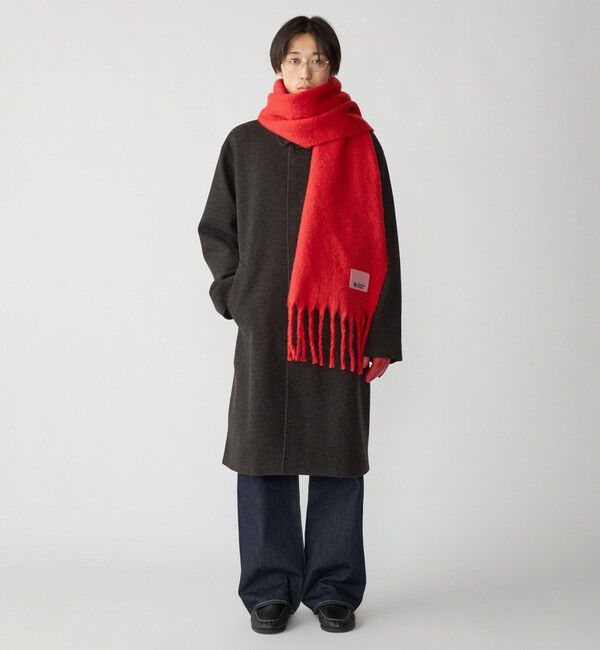 SHIPS「City Ambient Products: シャギー ソリッド ボリューム マフラー」|マフラー|