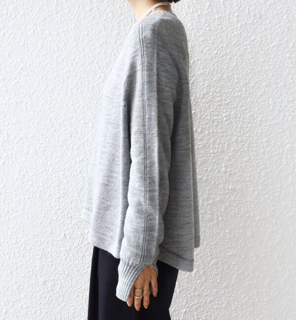 SHIPS for women「【WEB限定】〈手洗い可能〉ホールガーメント ドルマン ニット」|ニット・セーター|