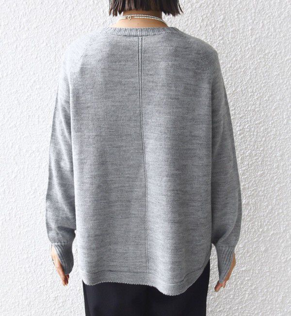 SHIPS for women「【WEB限定】〈手洗い可能〉ホールガーメント ドルマン ニット」|ニット・セーター|