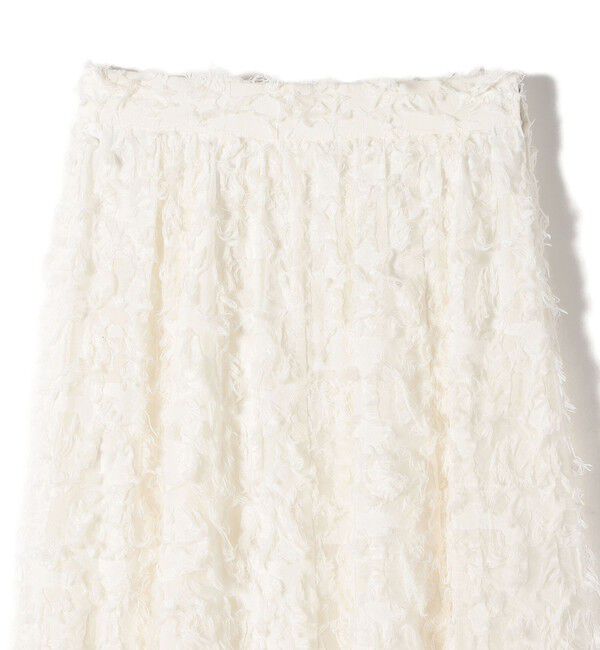 SHIPS for women「〈手洗い可能〉シアー カット ジャカード フレア スカート（セレモニー対応可）」|スカート|