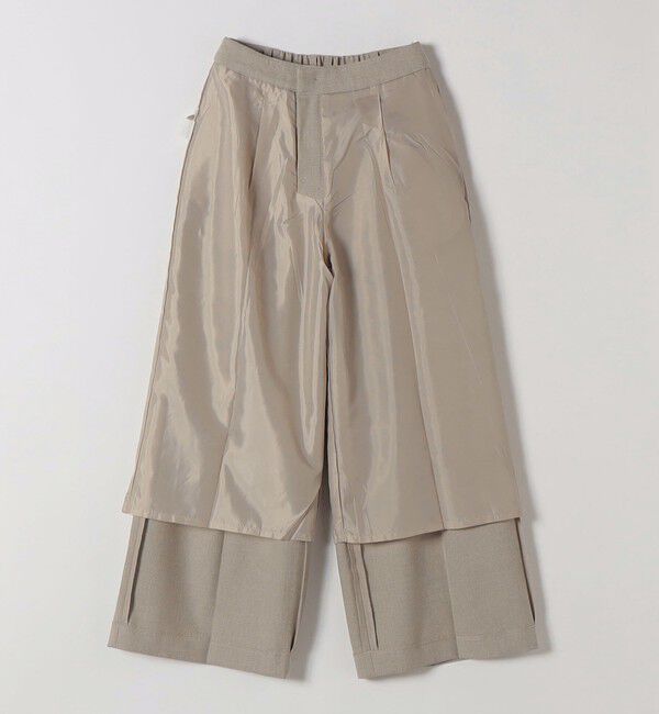 予約》SHIPS any:〈洗濯機可能〉シャーク タック ワイド パンツ（SHIPS