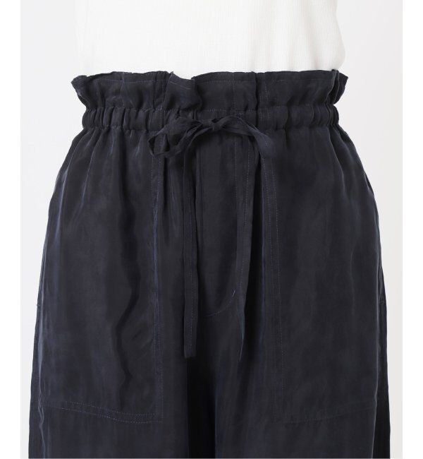 OUTDOOR PRODUCTS Usual Things「新色追加 キュプラステッチワークドロストワイドパンツ セットアップ対応」|スラックス|