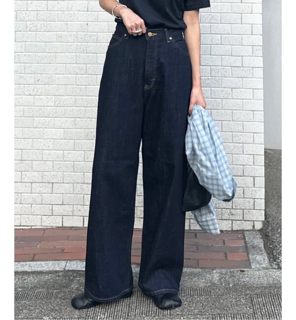 新色追加 LEE 別注ハイウエストルーズデニム（OUTDOOR PRODUCTS Usual