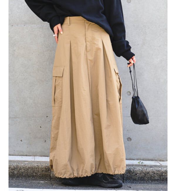 OUTDOOR PRODUCTS Usual Things「追加2 ドロストバルーンカーゴスカート」|スカート|